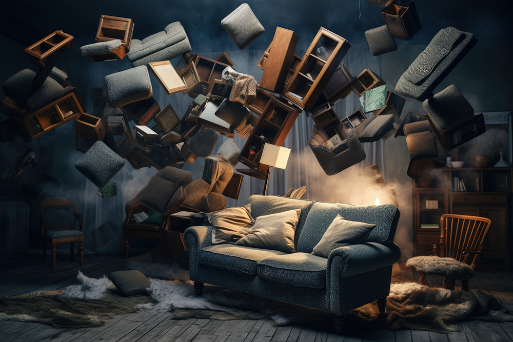 Vor der Entrümpelung